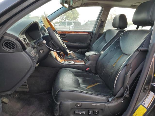 JTHBN36F355009582 - 2005 LEXUS LS 430 GRAY photo 7