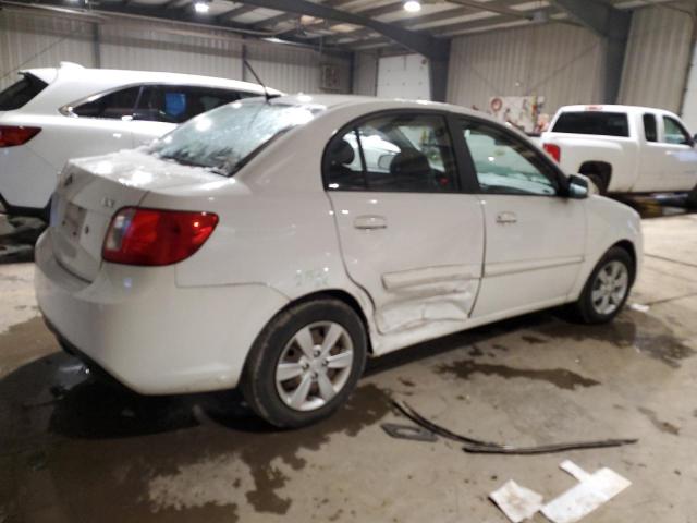 KNADH4A3XA6597714 - 2010 KIA RIO LX WHITE photo 3