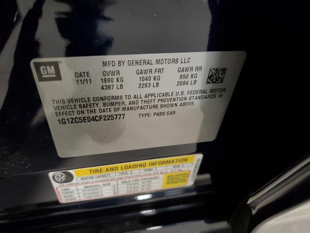 1G1ZC5E04CF225777 - 2012 CHEVROLET MALIBU 1LT Көк фото 12