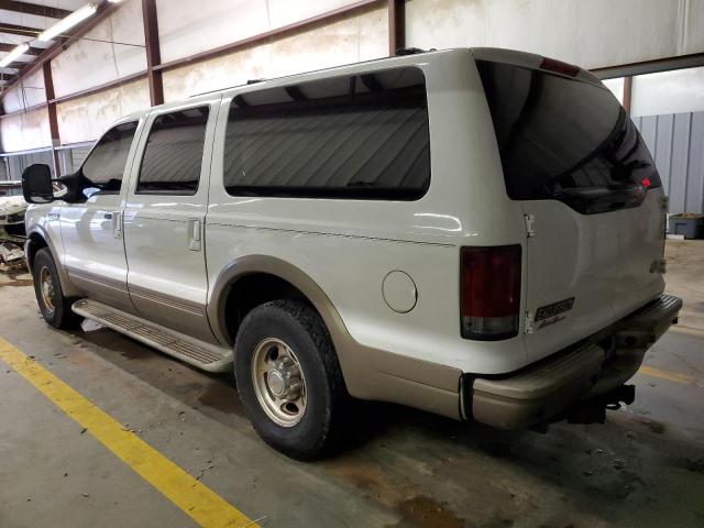 1FMNU44S95EC42482 - 2005 FORD EXCURSION EDDIE BAUER WHITE photo 2