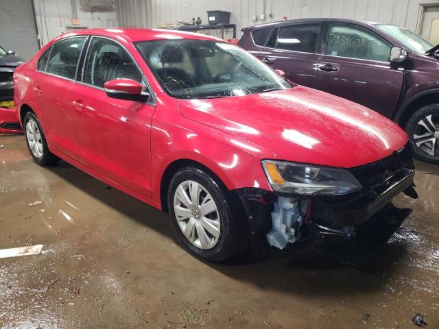 3VWDP7AJ8CM031296 - 2012 VOLKSWAGEN JETTA SE RED photo 4