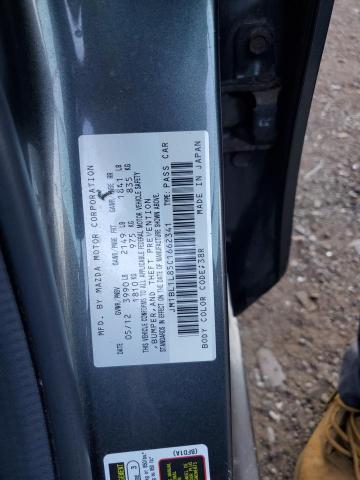 JM1BL1L85C1662341 - 2012 MAZDA 3 I ნაცრისფერი ფოტო 12