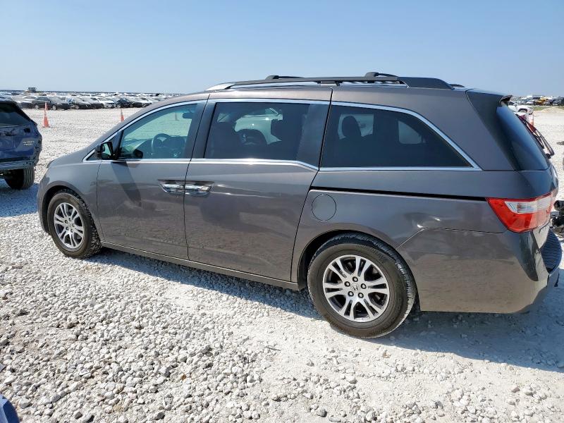 5FNRL5H46BB045371 - 2011 HONDA ODYSSEY EX GRAY photo 2
