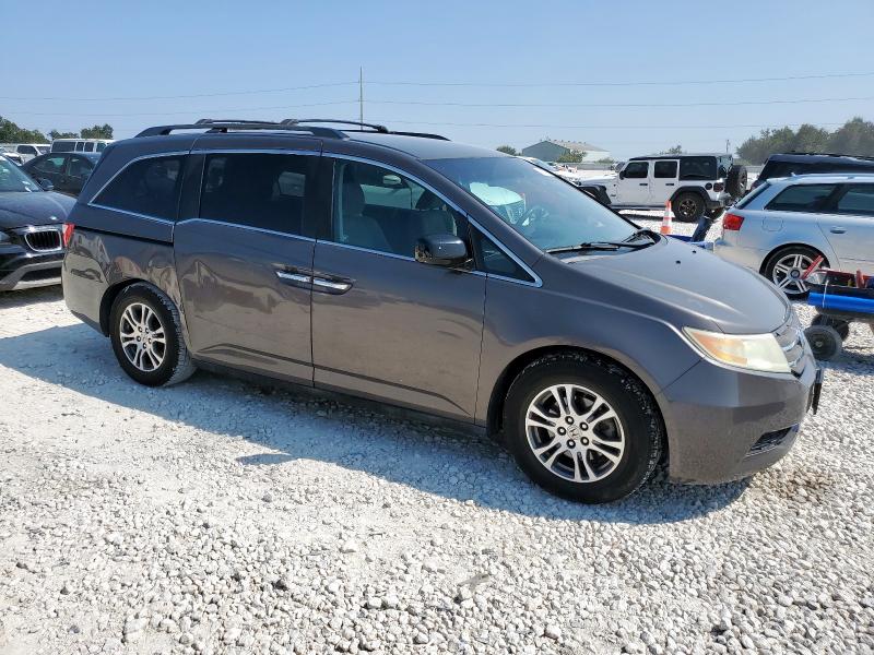 5FNRL5H46BB045371 - 2011 HONDA ODYSSEY EX GRAY photo 4