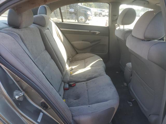 2HGFA15858H307376 - 2008 HONDA CIVIC EX GRAY photo 10