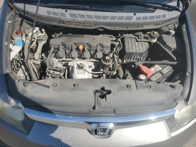 2HGFA15858H307376 - 2008 HONDA CIVIC EX GRAY photo 11
