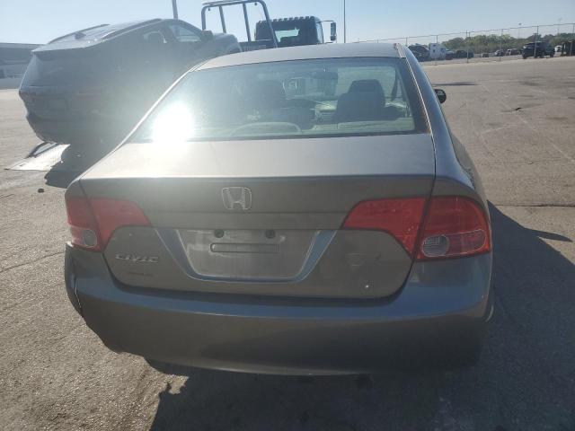 2HGFA15858H307376 - 2008 HONDA CIVIC EX GRAY photo 6