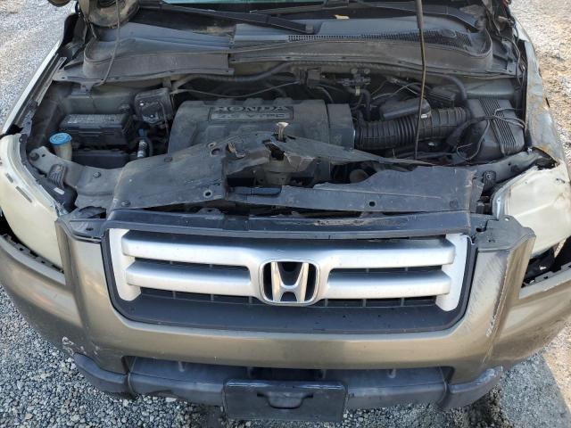 5FNYF18586B027321 - 2006 HONDA PILOT EX GRAY photo 12