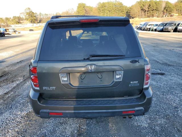 5FNYF18586B027321 - 2006 HONDA PILOT EX GRAY photo 6