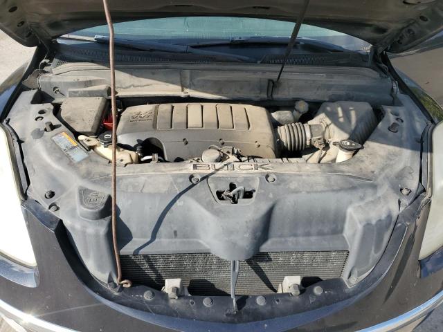 5GAKRAED1BJ362059 - 2011 BUICK ENCLAVE CX BLACK photo 12