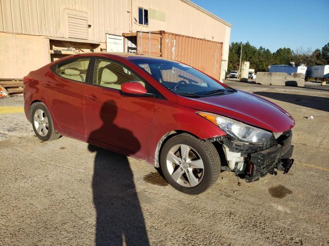 KMHDH4AE3CU186833 - 2012 HYUNDAI ELANTRA GLS BURGUNDY photo 4