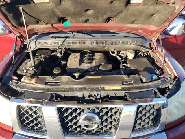 1N6AA06A44N509063 - 2004 NISSAN TITAN XE BURGUNDY photo 11