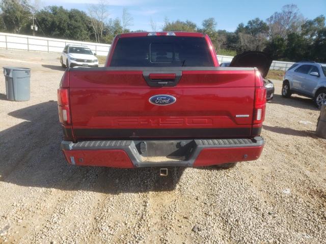 1FTEW1CG4JFD04157 - 2018 FORD F150 SUPERCREW RED photo 6