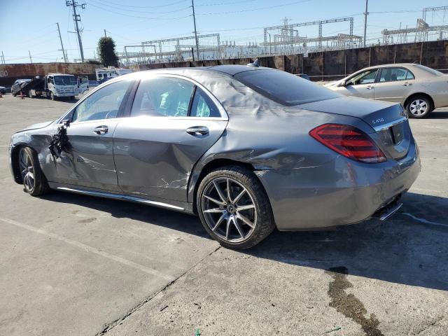 WDDUG6GB7JA348550 - 2018 MERCEDES-BENZ S 450 GRAY photo 2