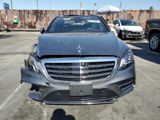 WDDUG6GB7JA348550 - 2018 MERCEDES-BENZ S 450 GRAY photo 5