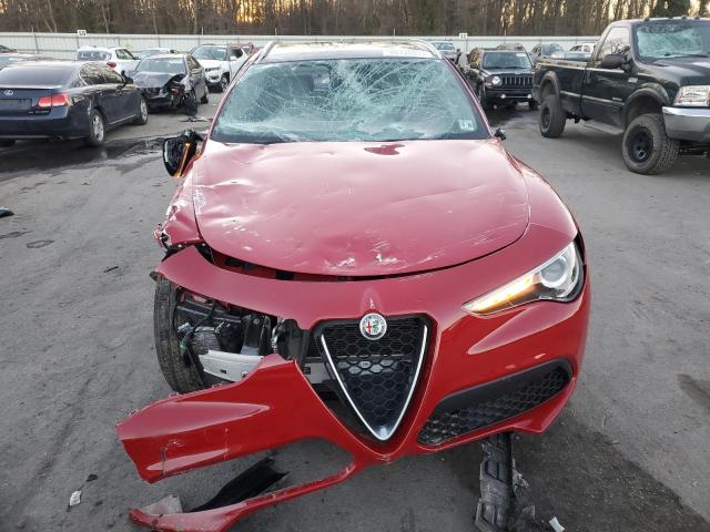 ZASPAKAN3M7D09290 - 2021 ALFA ROMEO STELVIO SPORT Rot Foto 5