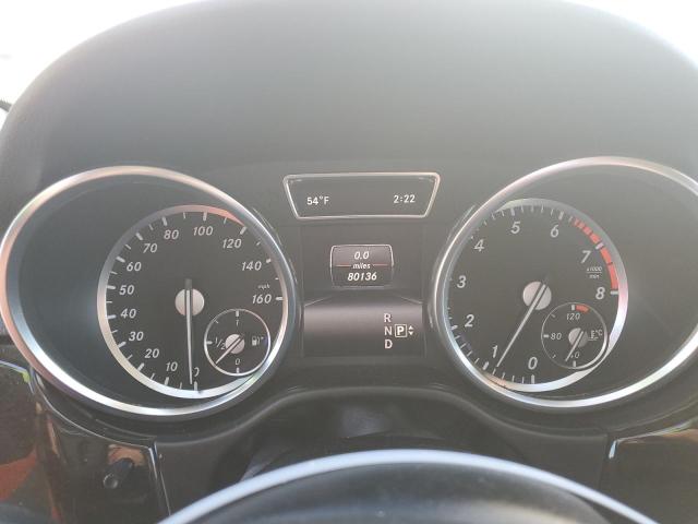 4JGDA5HBXFA582852 - 2015 MERCEDES-BENZ ML 350 4MATIC WHITE photo 9