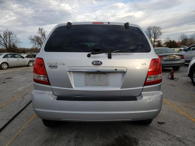 KNDJD733065535848 - 2006 KIA SORENTO EX SILVER photo 6