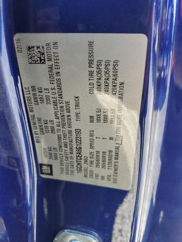 1GCHTCEA8G1223193 - 2016 CHEVROLET COLORADO LT PURPLE photo 12