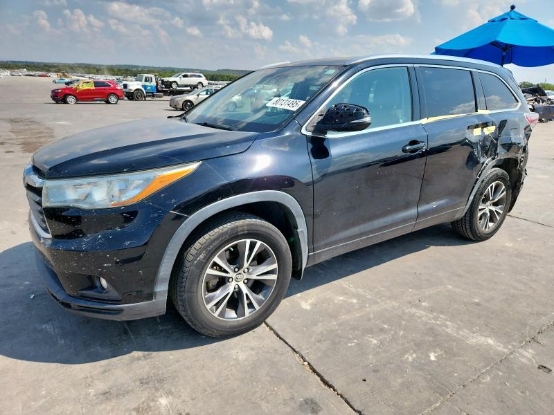 2016 TOYOTA HIGHLANDER XLE, 