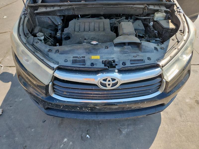 5TDKKRFH7GS177561 - 2016 TOYOTA HIGHLANDER XLE Czarny zdjęcie 12