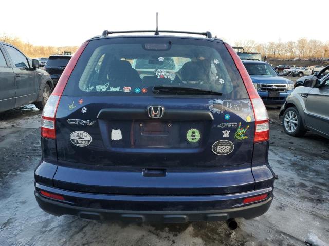 5J6RE4H30AL096088 - 2010 HONDA CR-V LX BLUE photo 6