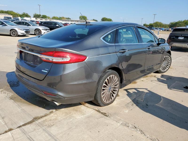 3FA6P0HD2JR154200 - 2018 FORD FUSION SE رمادي صورة 3