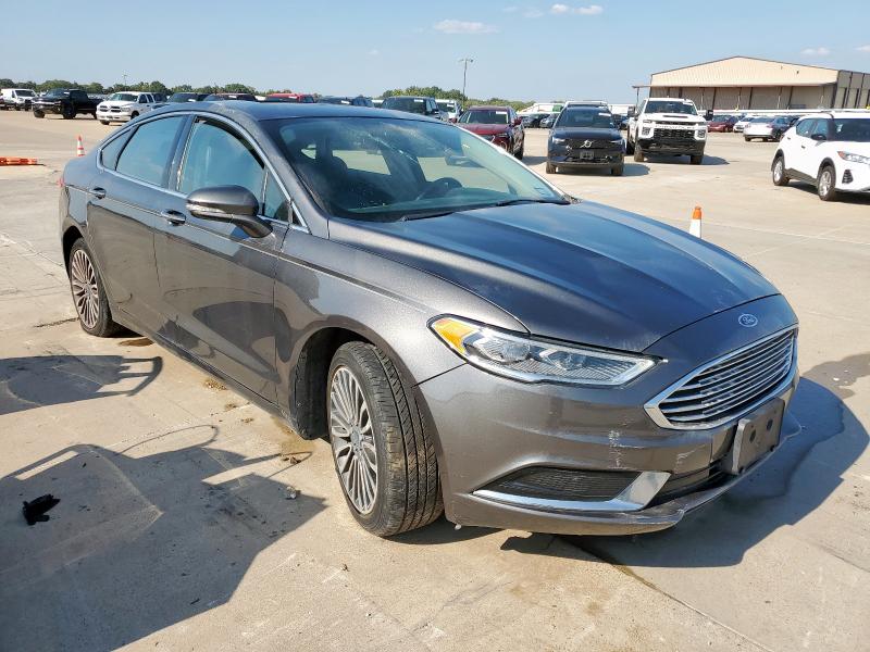 3FA6P0HD2JR154200 - 2018 FORD FUSION SE رمادي صورة 4