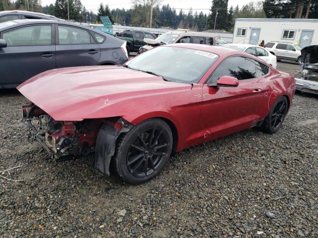 1FA6P8TH5F5376944 - 2015 FORD MUSTANG RED photo 1