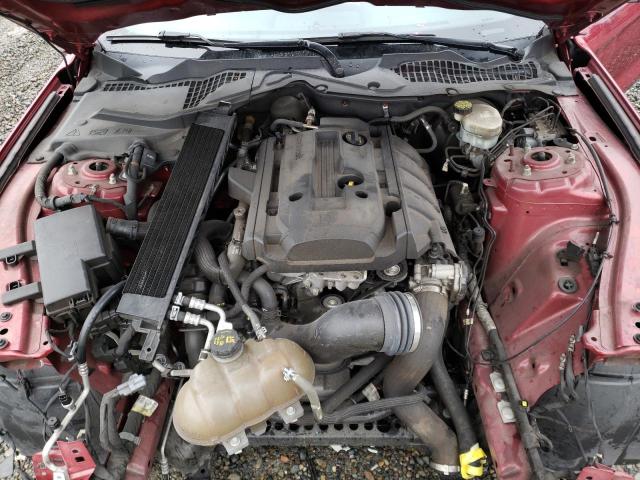 1FA6P8TH5F5376944 - 2015 FORD MUSTANG RED photo 11