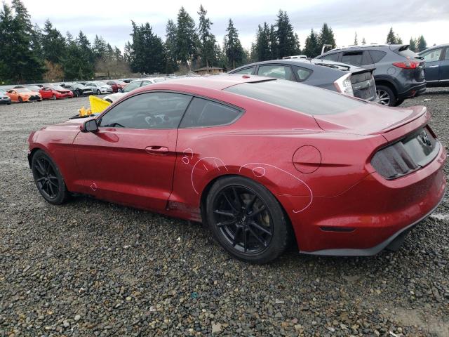 1FA6P8TH5F5376944 - 2015 FORD MUSTANG RED photo 2