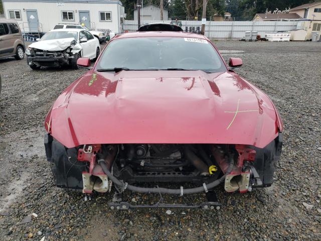 1FA6P8TH5F5376944 - 2015 FORD MUSTANG RED photo 5