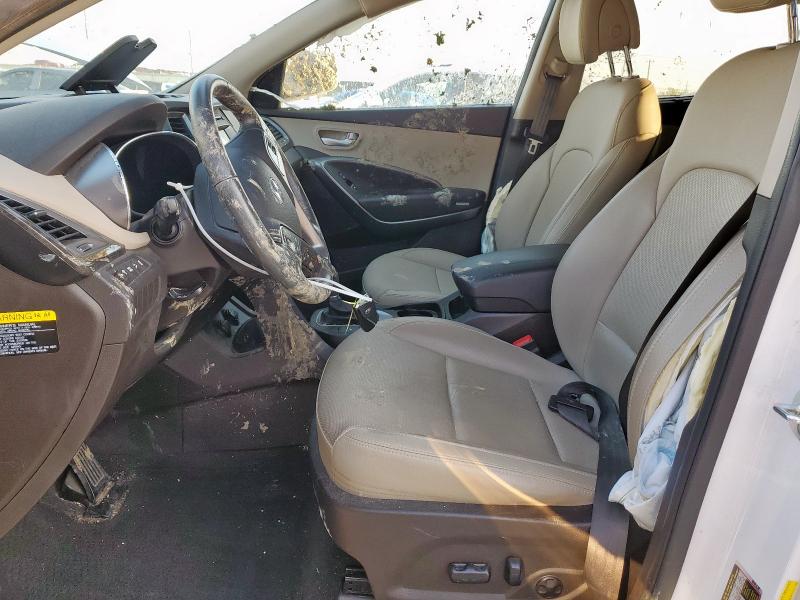 5NMZU3LB6HH042033 - 2017 HYUNDAI SANTA FE S WHITE photo 7