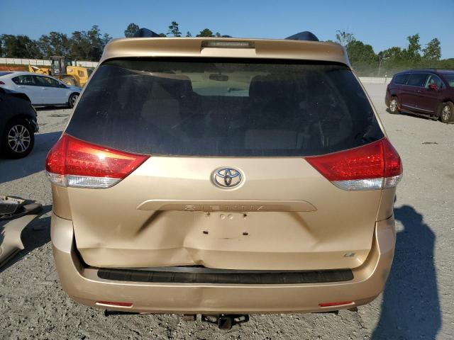 5TDKK3DC5CS239280 - 2012 TOYOTA SIENNA LE GOLD photo 6
