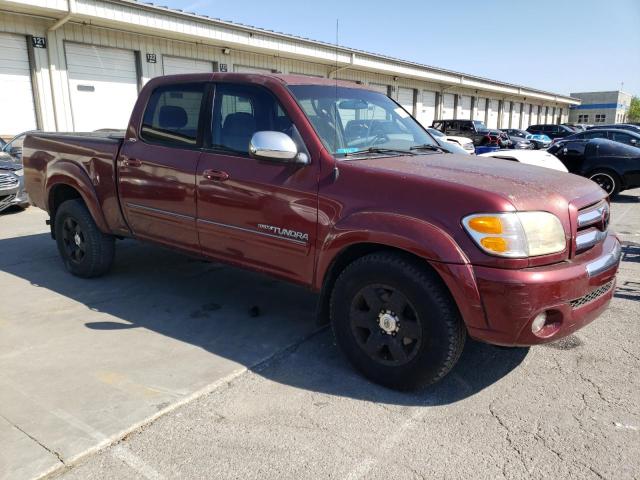 5TBDT44104S453114 - 2004 TOYOTA TUNDRA DOUBLE CAB SR5 BURGUNDY photo 4