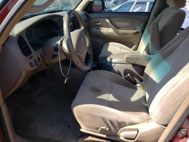 5TBDT44104S453114 - 2004 TOYOTA TUNDRA DOUBLE CAB SR5 BURGUNDY photo 7