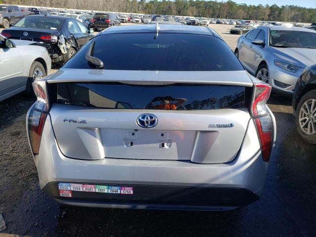 JTDKARFU0G3022917 - 2016 TOYOTA PRIUS SILVER photo 6