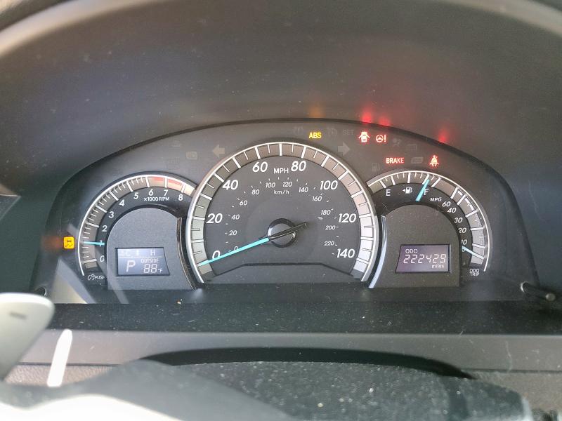 4T1BF1FK6CU118889 - 2012 TOYOTA CAMRY BASE BLACK photo 9