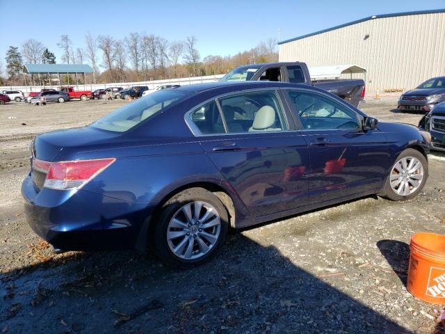 1HGCP2F82BA092440 - 2011 HONDA ACCORD EXL BLUE photo 3