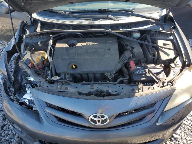 2T1BU4EE7BC587587 - 2011 TOYOTA COROLLA BASE رمادي صورة 11