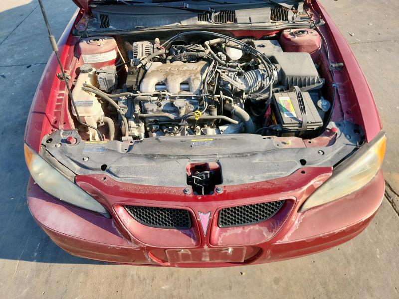 1G2NE52E35M189129 - 2005 PONTIAC GRAND AM SE RED photo 11