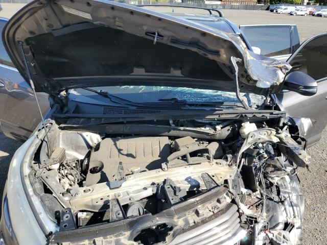 5TDKKRFH9ES029196 - 2014 TOYOTA HIGHLANDER XLE Gris foto 12