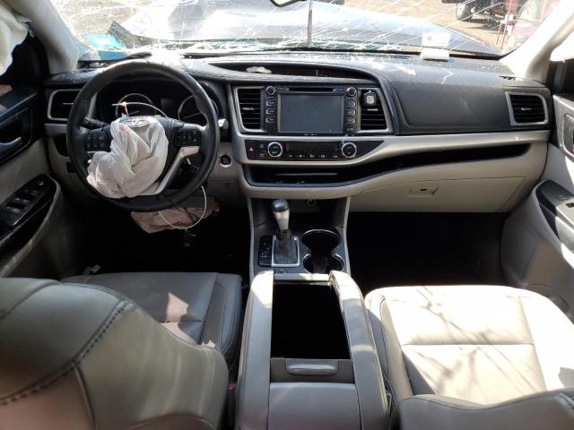 5TDKKRFH9ES029196 - 2014 TOYOTA HIGHLANDER XLE Gris foto 8