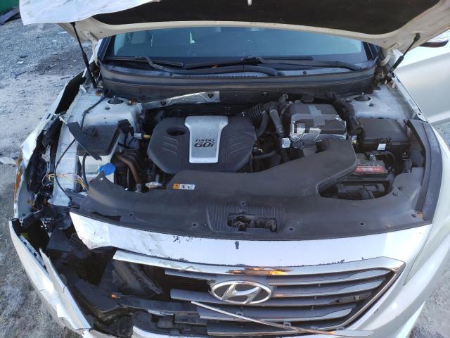 5NPE24AA7FH137544 - 2015 HYUNDAI SONATA ECO SILVER photo 11