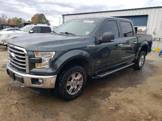 1FTEW1EG1FKE56439 - 2015 FORD F150 SUPERCREW GREEN photo 1