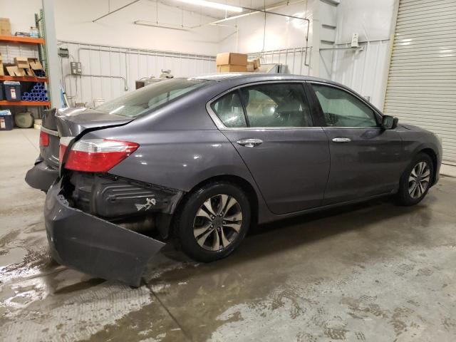 1HGCR2F33DA003184 - 2013 HONDA ACCORD LX GRAY photo 3