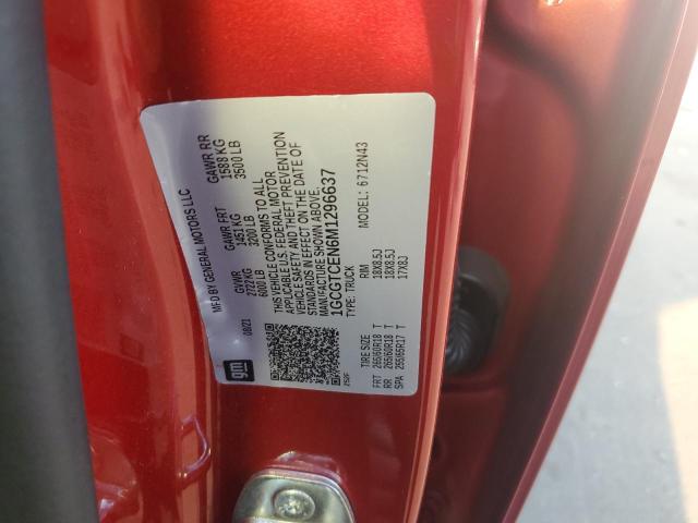 1GCGTCEN6M1296637 - 2021 CHEVROLET COLORADO LT RED photo 12