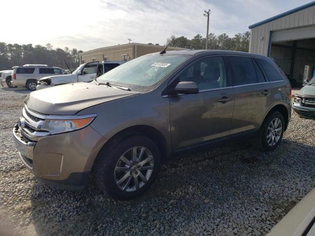 2FMDK3KCXEBA30354 - 2014 FORD EDGE LIMITED GRAY photo 1