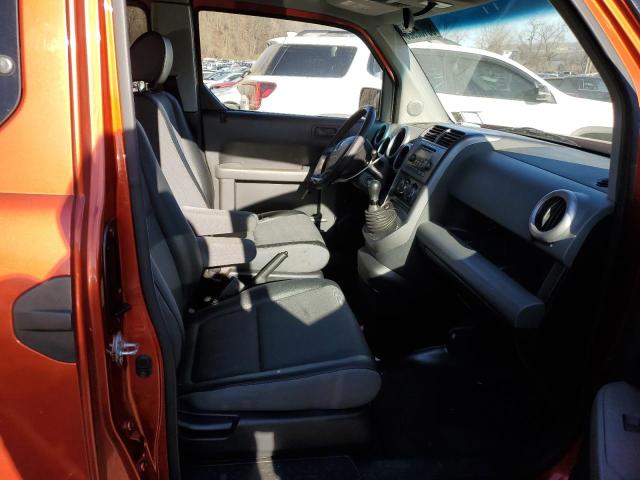 5J6YH27684L029584 - 2004 HONDA ELEMENT EX ORANGE photo 10