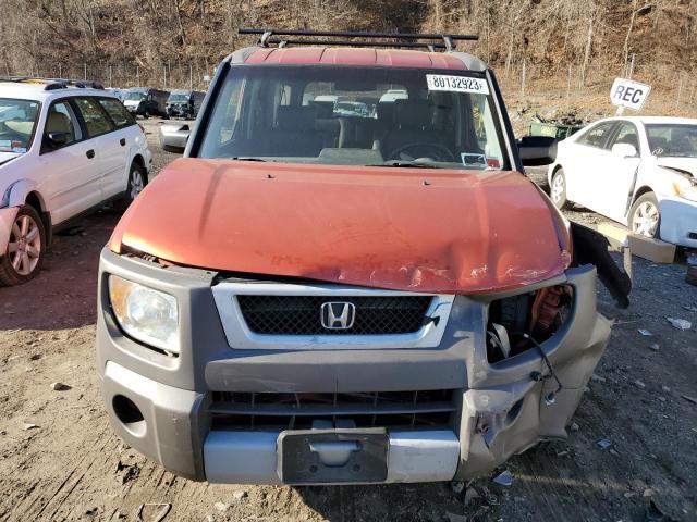 5J6YH27684L029584 - 2004 HONDA ELEMENT EX ORANGE photo 5